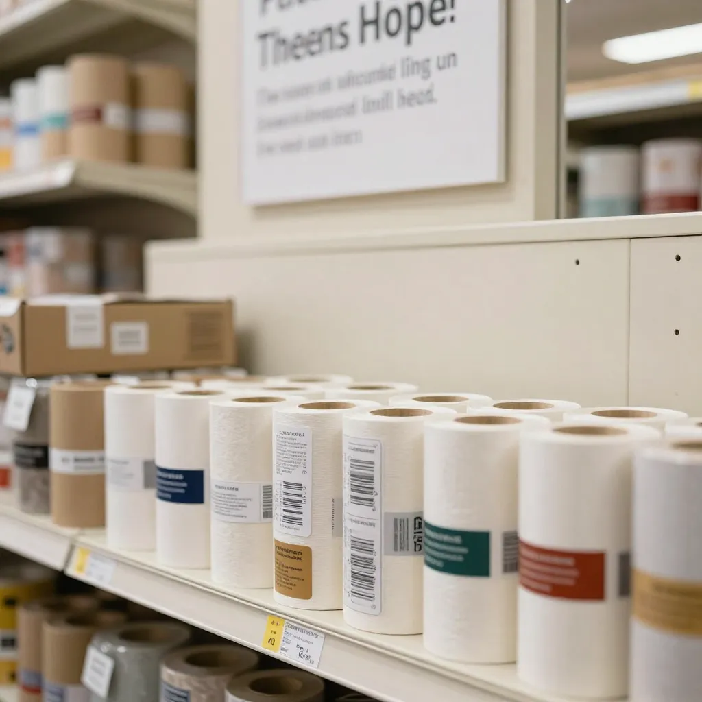 Filsystem mærker med klare etiketter