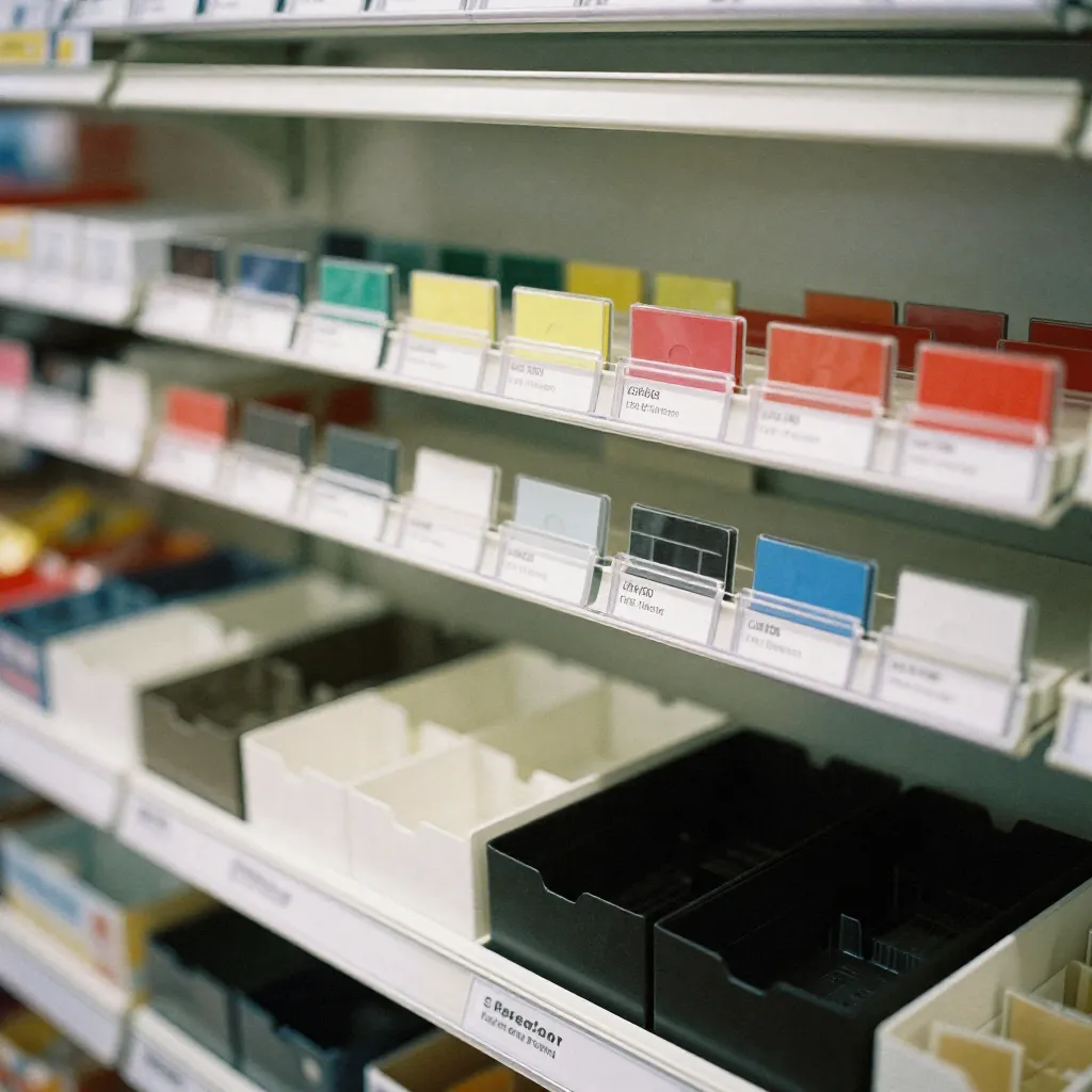 Hyldemærker til opbevaring